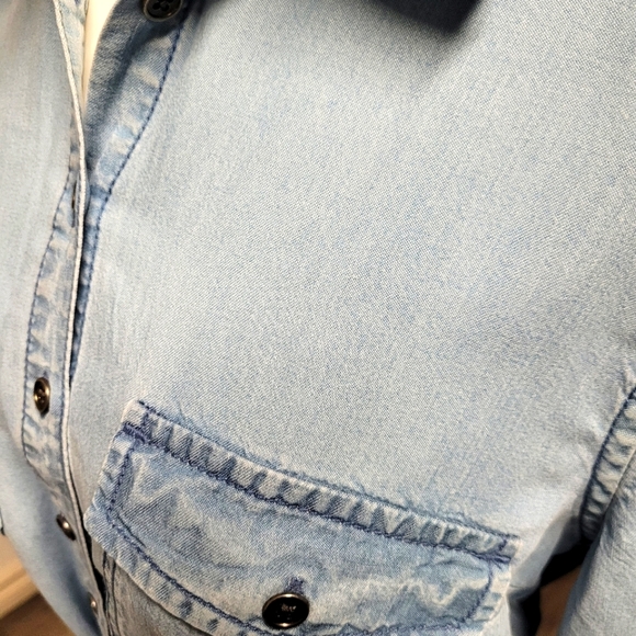 NWT Parasuco Jean's Denim Belted Dress. - Picture 8 of 16